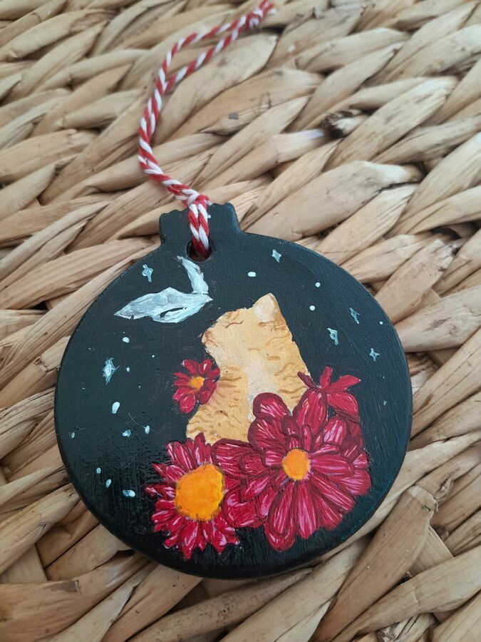Handpainted Decoration by Cara M