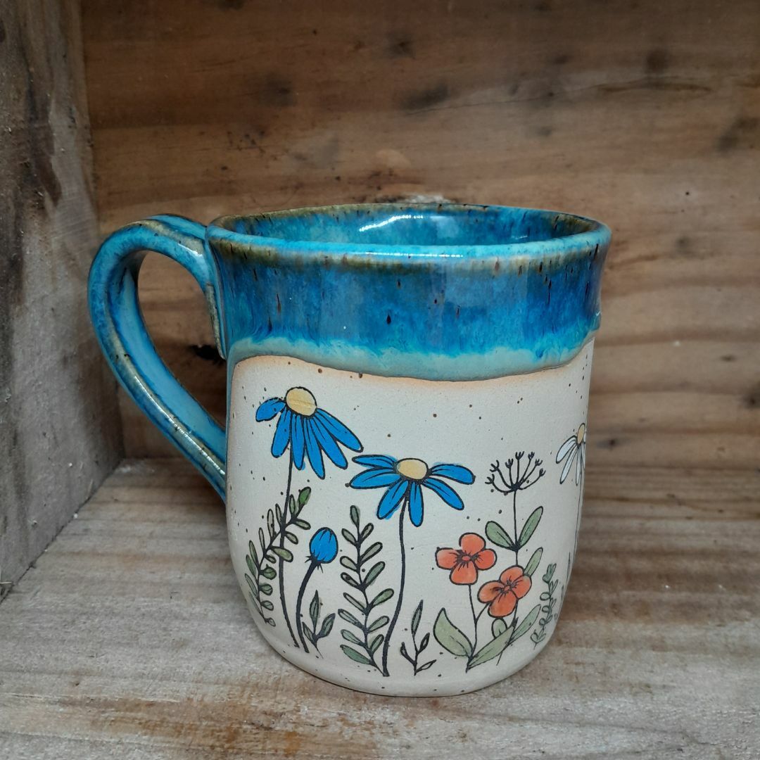 Stoneware Mug - Wildflowers - Feb Pre-order