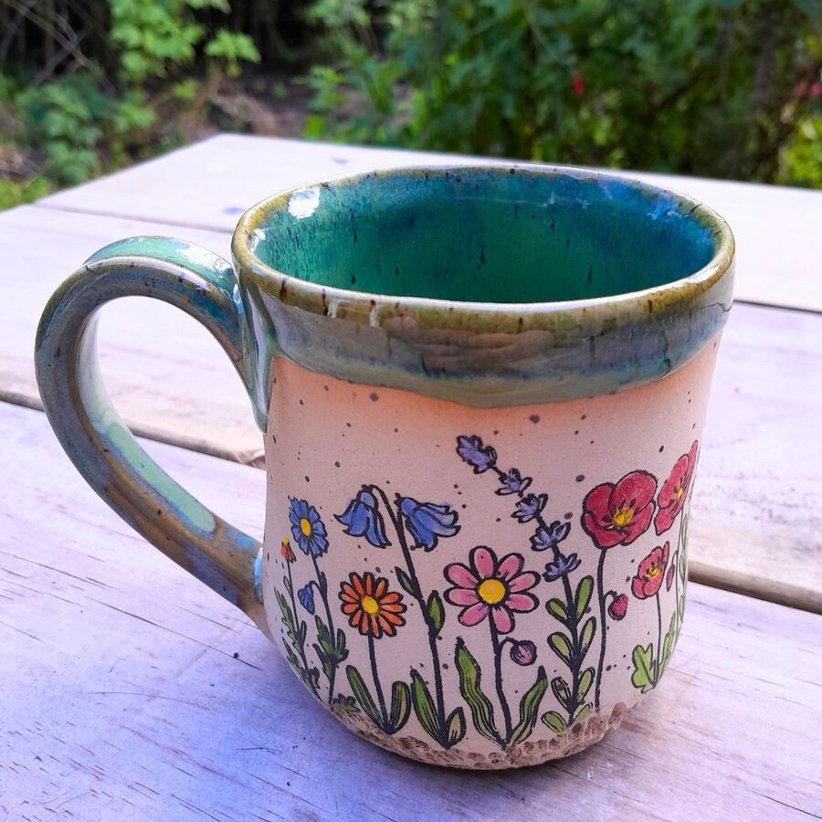 Hand Crafted Frog Mug - 300ml